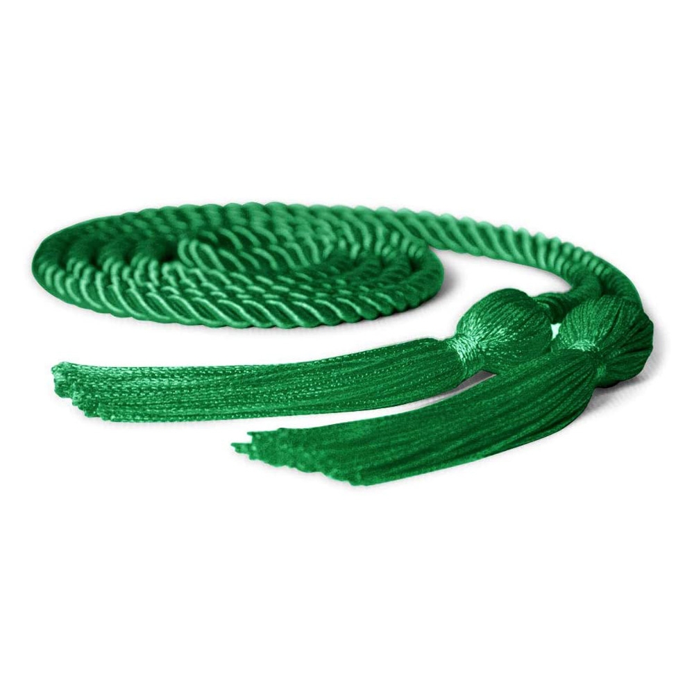 Graduation Single Honor Cord (Green) tassel our excellent quality supplier